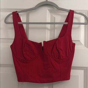 Women’s Red Crop Top